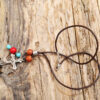 Cross leather mala necklace from Holy Land