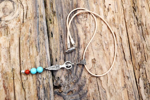Leather mala necklace from Holy Land