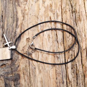 leather cross necklace  from Holy Land