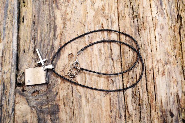 leather cross necklace  from Holy Land