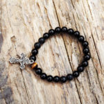 Onix cross bracelet from Holy Land