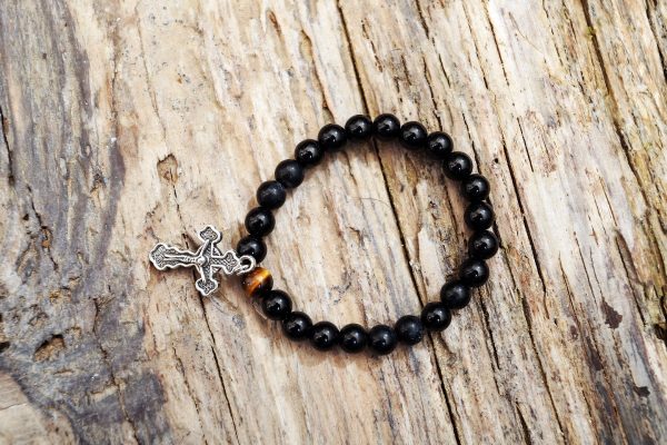 Onix cross bracelet from Holy Land