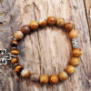 Jasper cross bracelet from Holy Land