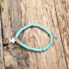 Turquoise stone cross bracelet from Holy Land